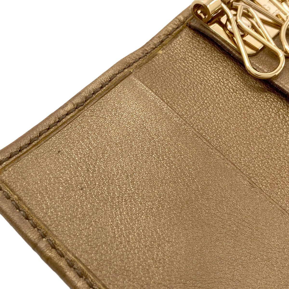 Gucci GG Signature Guccissima Key Case Leather Key Holder — view 7