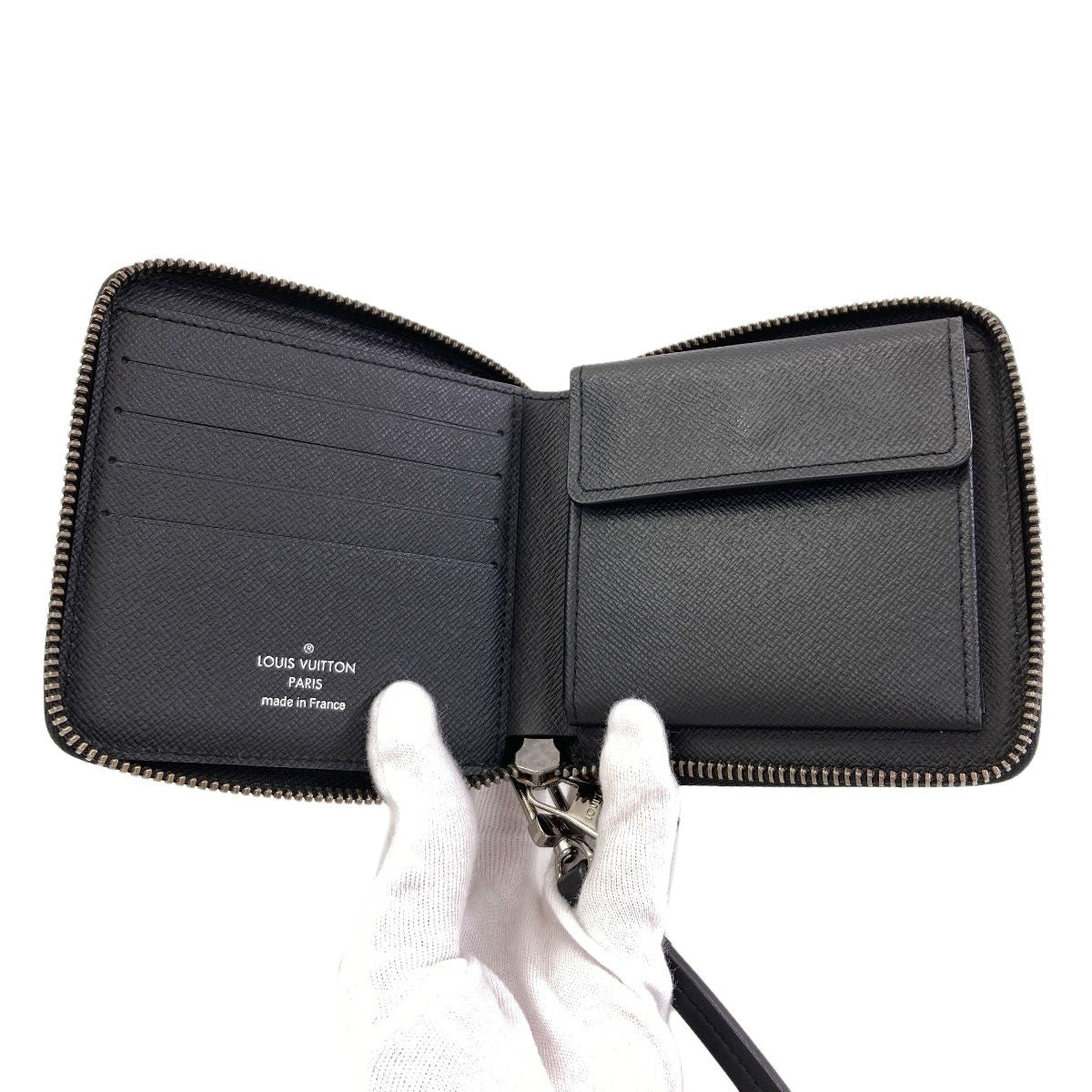 Louis Vuitton Zippy Compact Wallet Bifold Monogram Eclipse — view 5