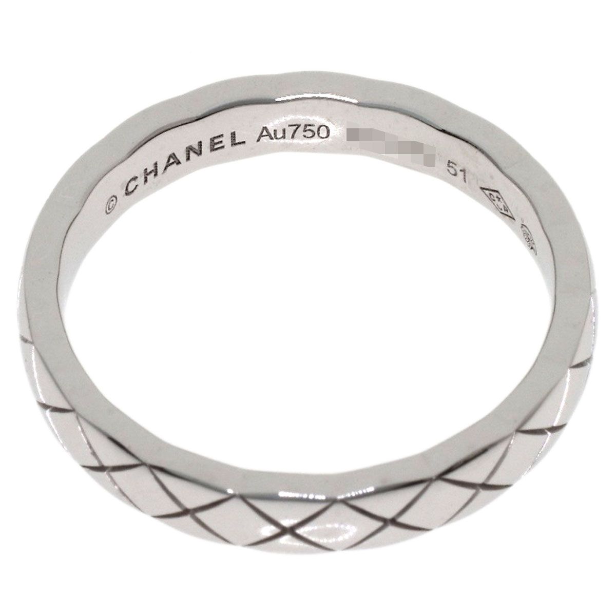 Chanel Coco Crush Small 51 Ring 18K White Gold — view 4
