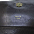 Celine Leather Shoulder Bag Carriage Brown — view 6
