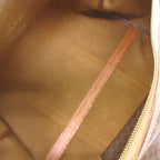Celine Boston Bag Macadam Pattern Brown Logo — view 4
