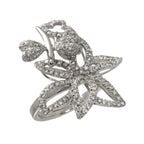 Gucci Flora Ring Diamond 18k White Gold — view 6