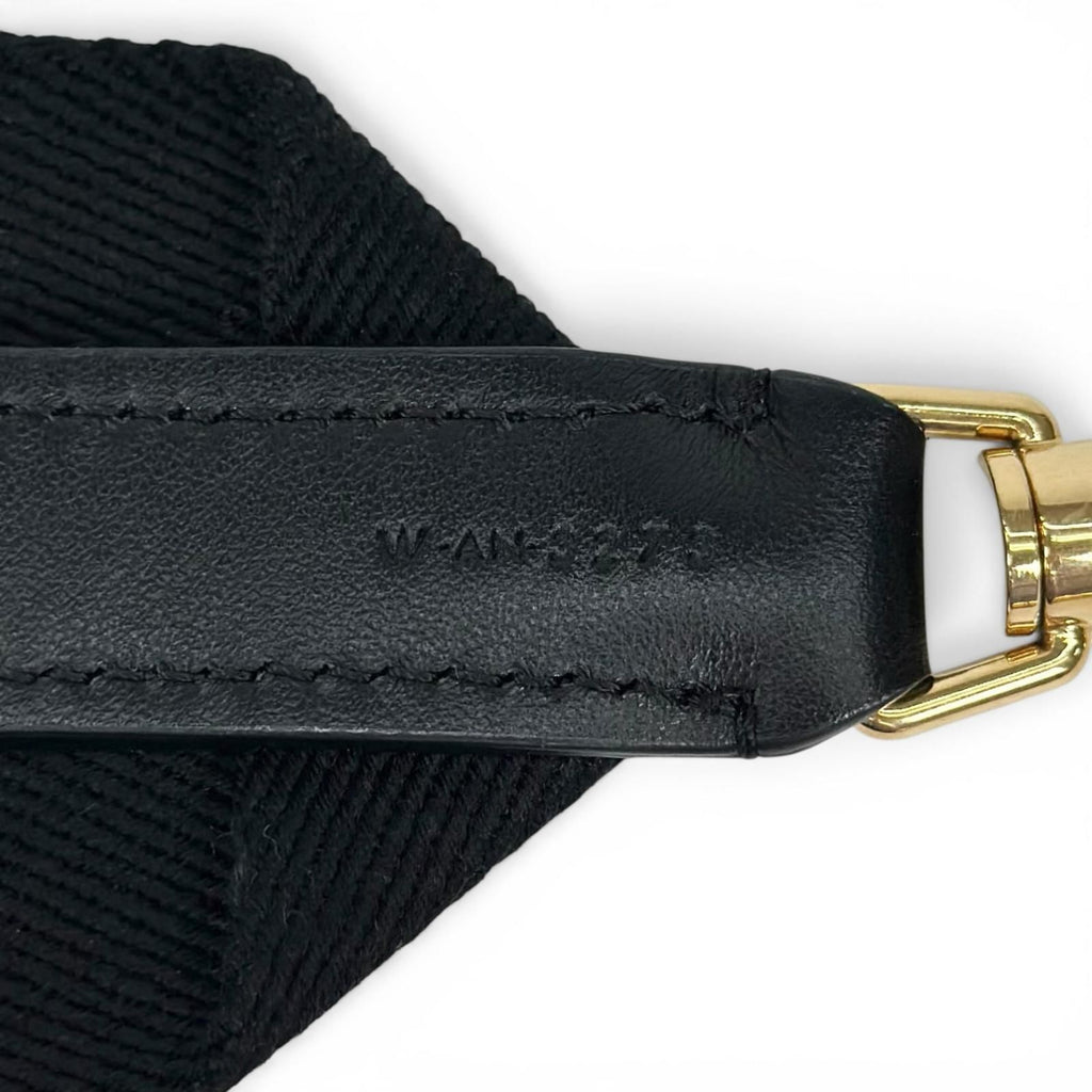 Celine Jacquard Short Strap Shoulder Black Gold — view 8