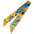 Hermes la Source de Pegase Pegasus Silk 100% Twilly Scarf Multicolor