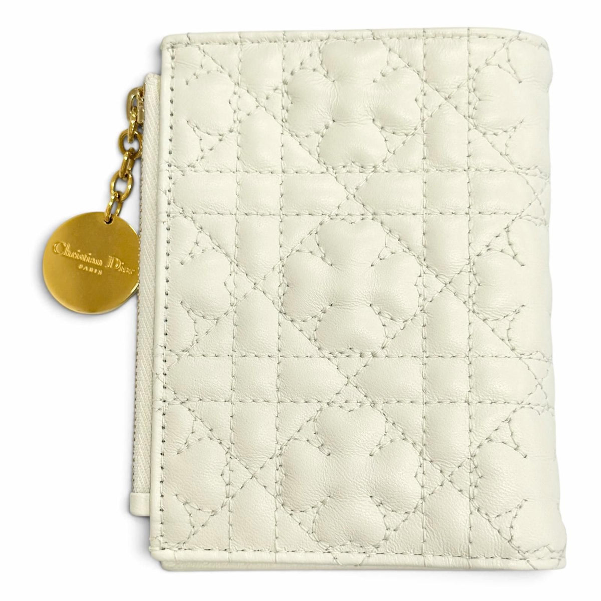 Dior Lady Dahlia Wallet Cannage All Star Bifold — view 3