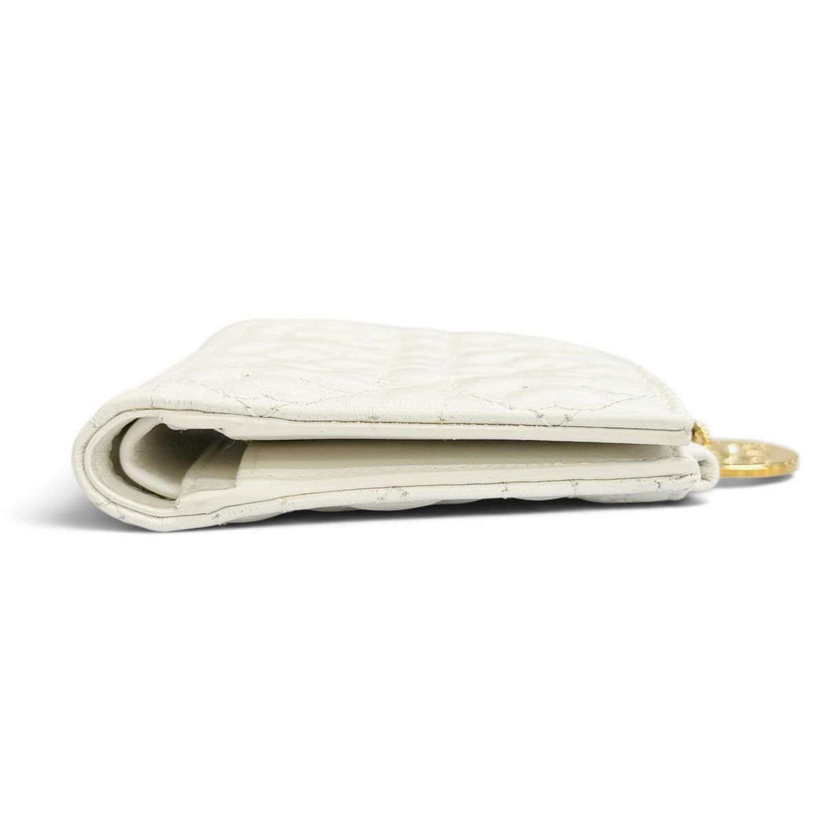 Dior Lady Dahlia Wallet Cannage All Star Bifold — view 4