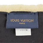 Louis Vuitton Echarpe Graphic LV Shearling Scarf Lining Silk Beige — view 6