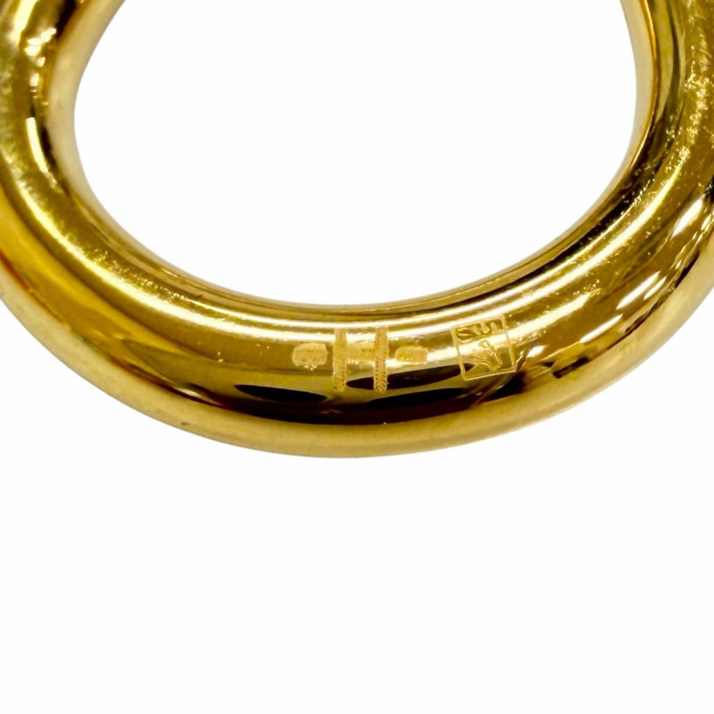 Hermes Maillon Earrings Swift Gold Chaine D'ancre Ivory — view 8