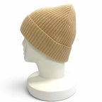 Louis Vuitton Beanie LV Spark Cashmere 100% Knit Cap Beige Hat — view 3