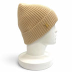 Louis Vuitton Beanie LV Spark Cashmere 100% Knit Cap Beige Hat — view 2