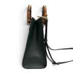 Gucci Diana Medium Tote Bamboo 2-Way Shoulder Bag Dark Green — view 4