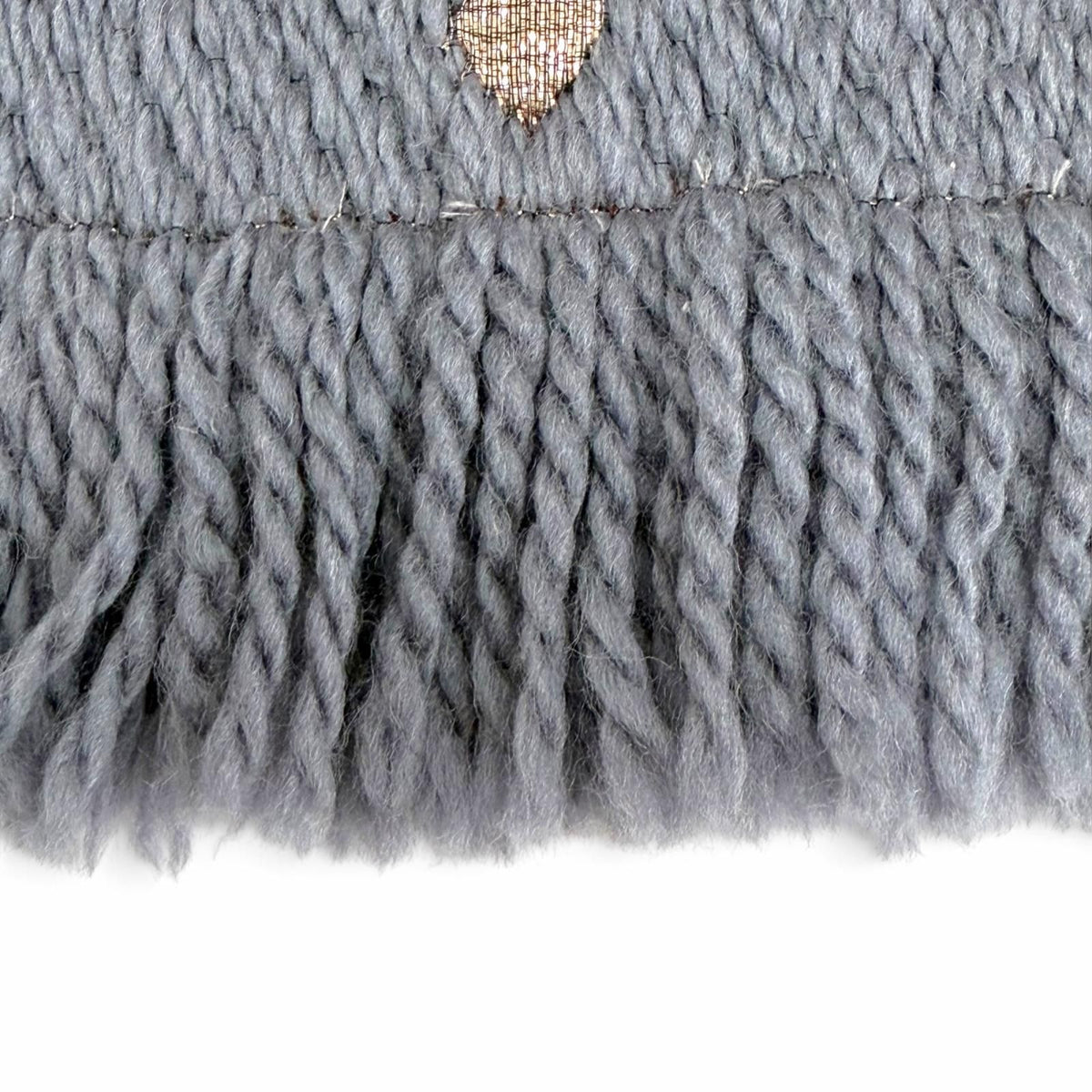 Louis Vuitton Logomania Scarf Shine Wool Silk Gray Monogram — view 6