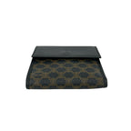 Celine Vintage Macadam Blason Pattern Triomphe Logo Leather Kiss Lock Trifold — view 6