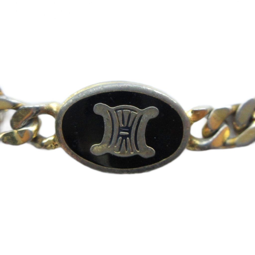 Celine Bracelet Bangle Logo Gold — view 3
