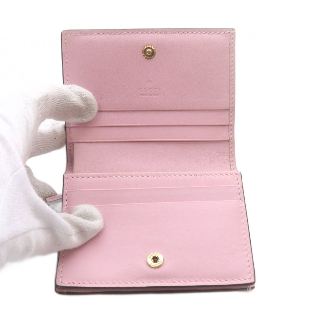 Gucci Bifold Wallet with Coin Purse Strawberry GG Supreme Leather Brown — view 4