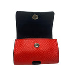 Louis Vuitton Pouch Taigarama Earphones Rouge Leather Cowhide — view 7