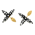 Louis Vuitton LV YK Infinity Dot Boucles D'oreilles Earrings Black — view 2