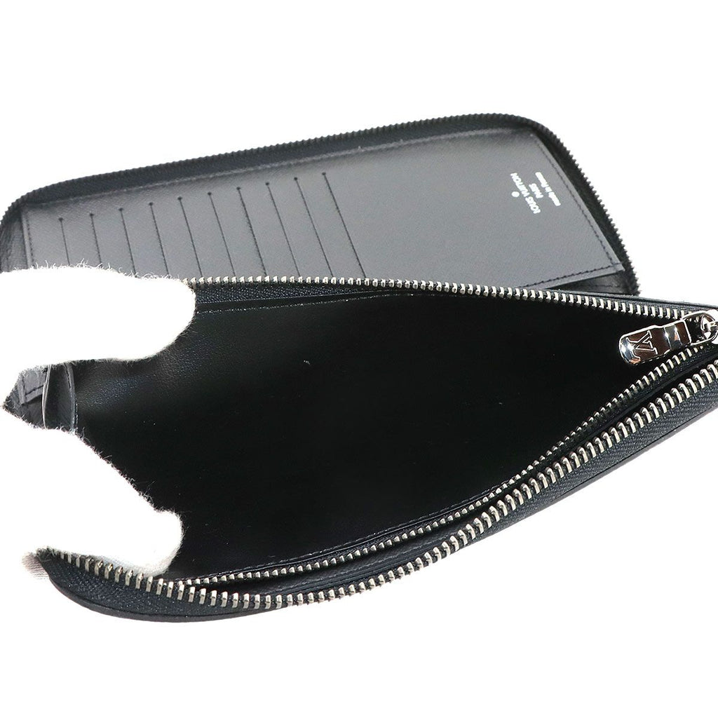 Louis Vuitton Monogram Eclipse Zippy Wallet Vertical — view 7