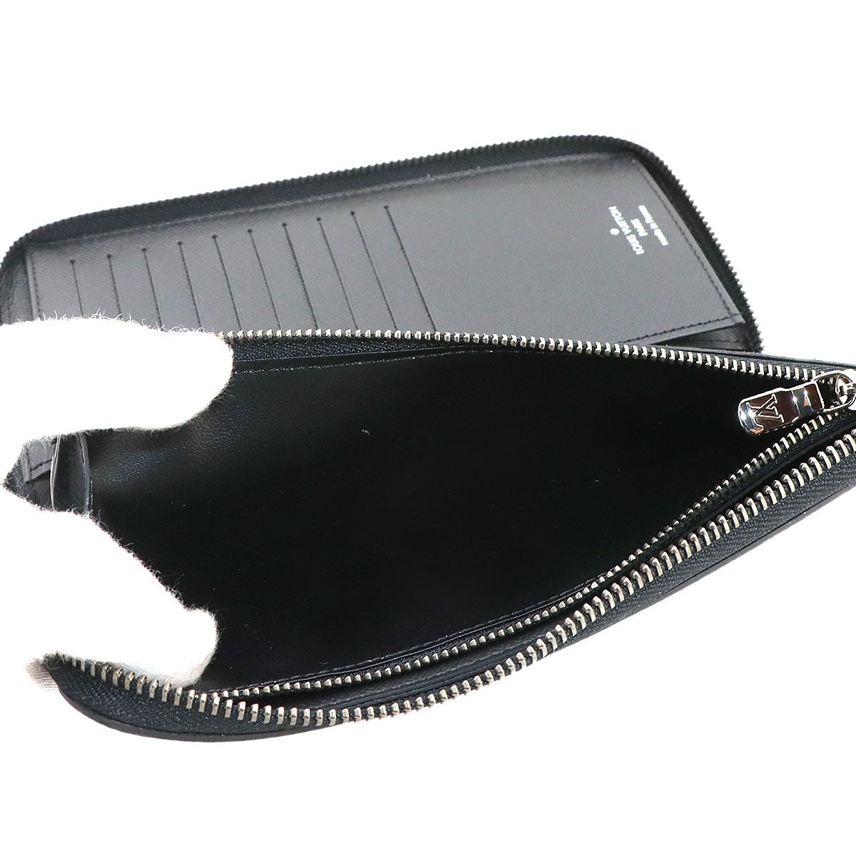 Louis Vuitton Monogram Eclipse Zippy Wallet Vertical — view 7