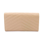 Saint Laurent Paris Monogram Large Flap Wallet Bifold Leather — view 3