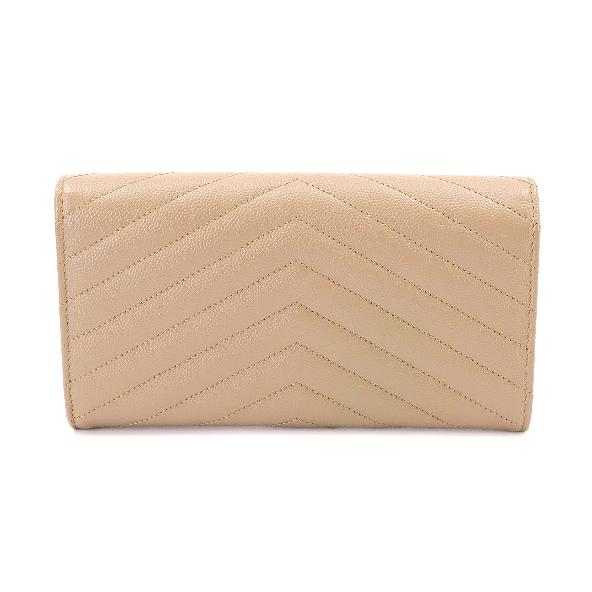 Saint Laurent Paris Monogram Large Flap Wallet Bifold Leather — view 3