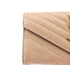 Saint Laurent Paris Monogram Large Flap Wallet Bifold Leather — view 8