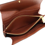 Louis Vuitton Monogram Portefeuille Sarah Bifold Wallet Brown — view 7