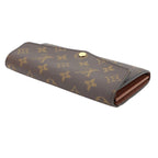 Louis Vuitton Monogram Portefeuille Sarah Bifold Wallet Brown — view 5