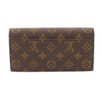 Louis Vuitton Monogram Portefeuille Sarah Bifold Wallet Brown — view 3