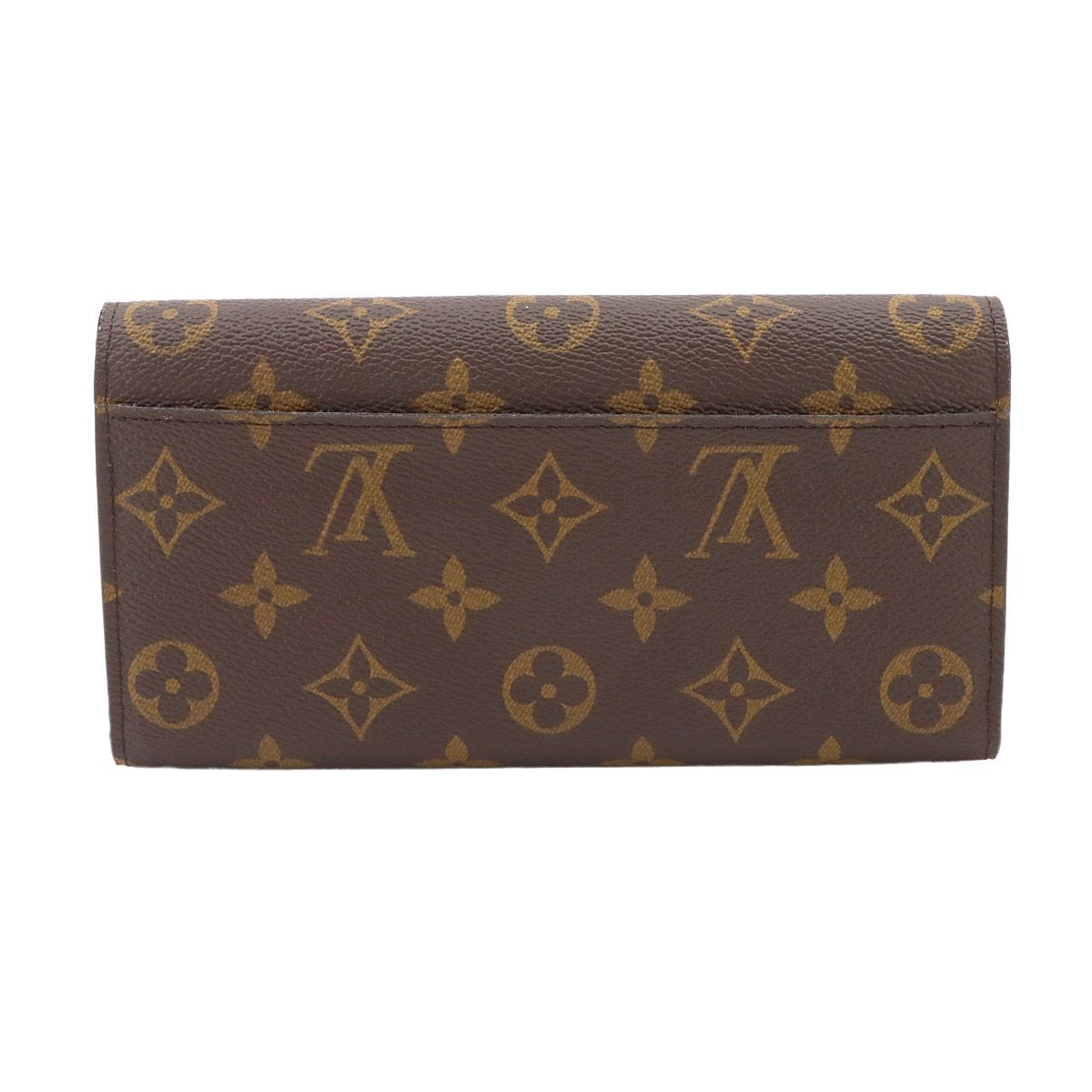 Louis Vuitton Monogram Portefeuille Sarah Bifold Wallet Brown — view 3