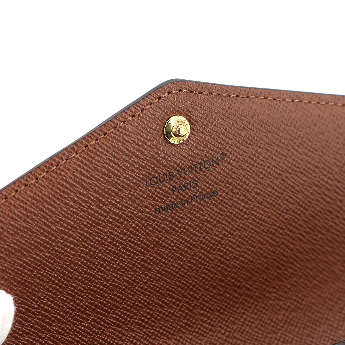 Louis Vuitton Monogram Portefeuille Sarah Bifold Wallet Brown — view 8