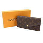 Louis Vuitton Monogram Portefeuille Sarah Bifold Wallet Brown — view 2