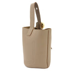 Loewe Pebble Bucket Bag Mini 2-Way Leather Sand — view 4