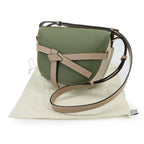 Loewe Gate Small Shoulder Bag Leather Green Beige White — view 2