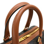 Celine Medium Boston Triomphe Canvas &calfskin — view 3