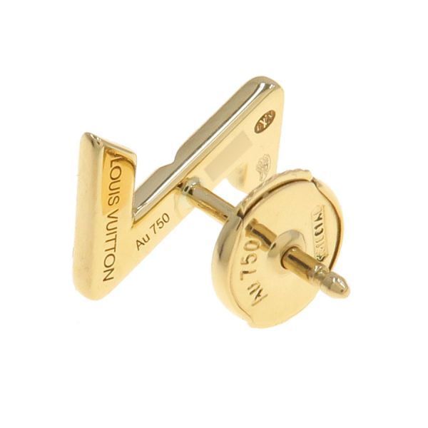 Louis Vuitton LV Vault Upside Down Single Earrings — view 4