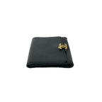 Chanel Vintage CC Logo Leather Coin Purse Mini Wallet Black — view 5