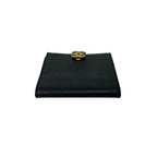 Chanel Vintage CC Logo Leather Coin Purse Mini Wallet Black — view 3