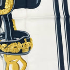 Hermes Carre 90 Brides de Gala Scarf Silk Black — view 8