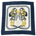 Hermes Carre 90 Brides de Gala Scarf Silk Black
