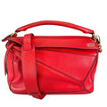Loewe Puzzle Shoulder Bag Red Medium