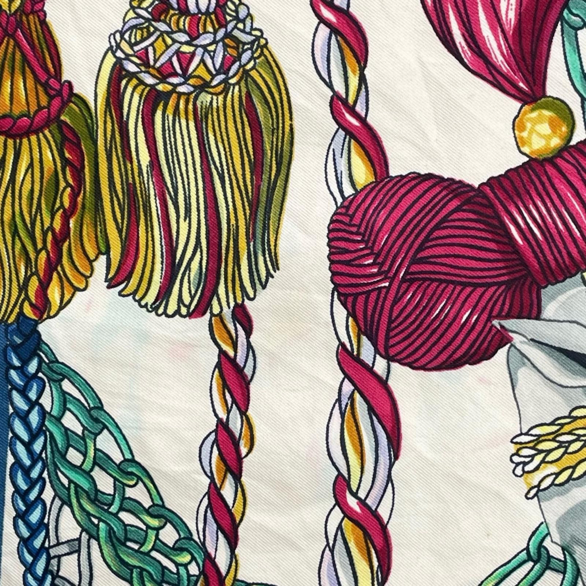 Hermes Carre 90 le Timbalier Timpani Player Scarf Silk Multicolor — view 8