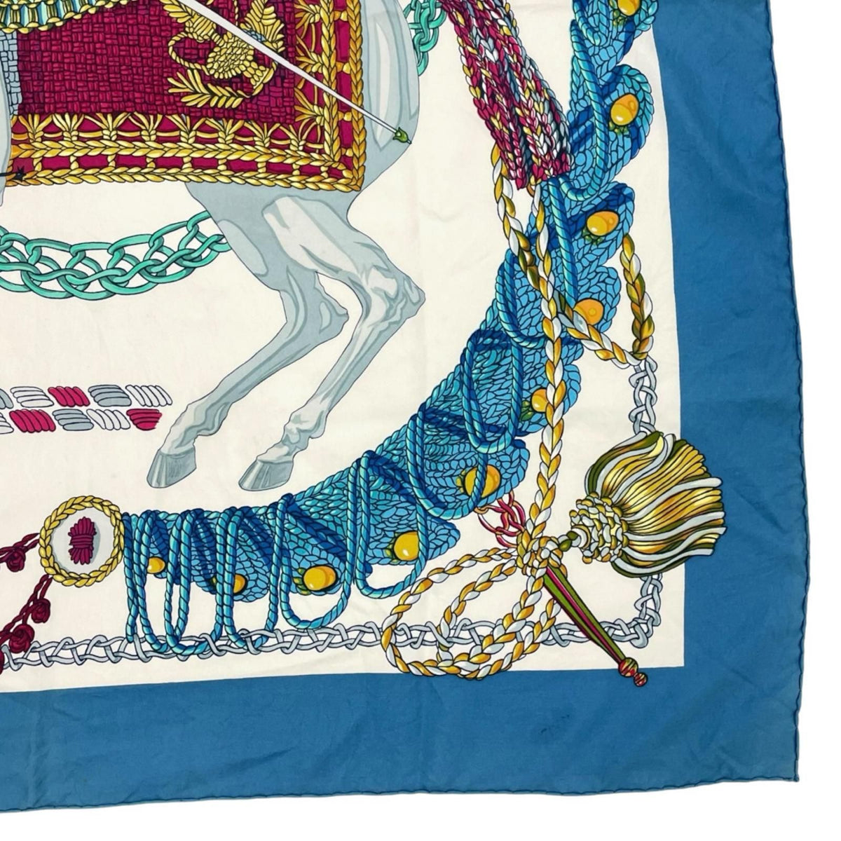 Hermes Carre 90 le Timbalier Timpani Player Scarf Silk Multicolor — view 5