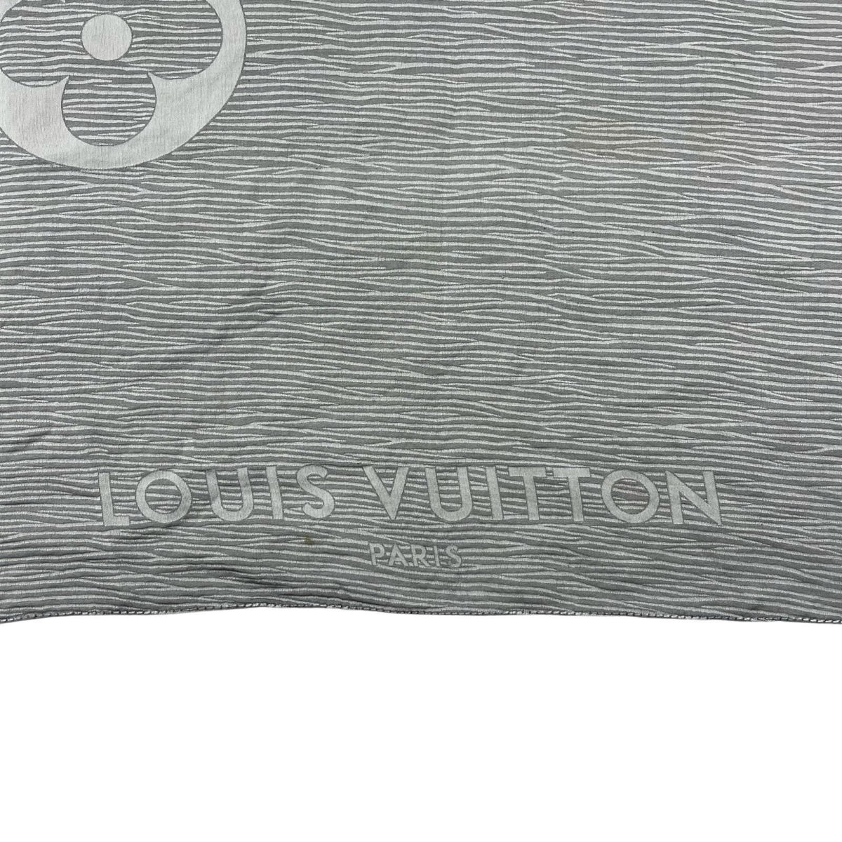 Louis Vuitton Shawl Gray Scarf — view 8