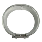 Hermes Clic Clac H Bangle Enamel Metal Orange Bracelet — view 2