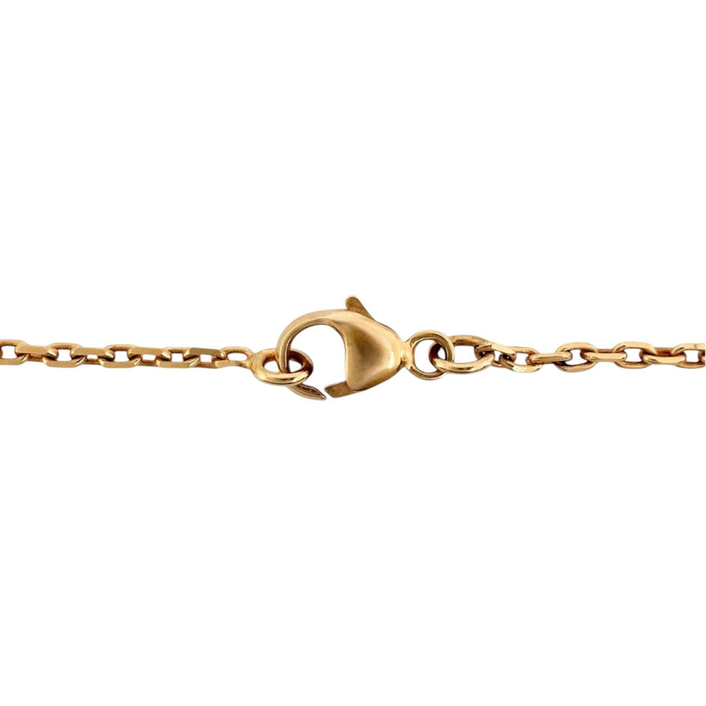 Hermes As de Coeur Ace of Heart Necklace Calf Gold — view 4