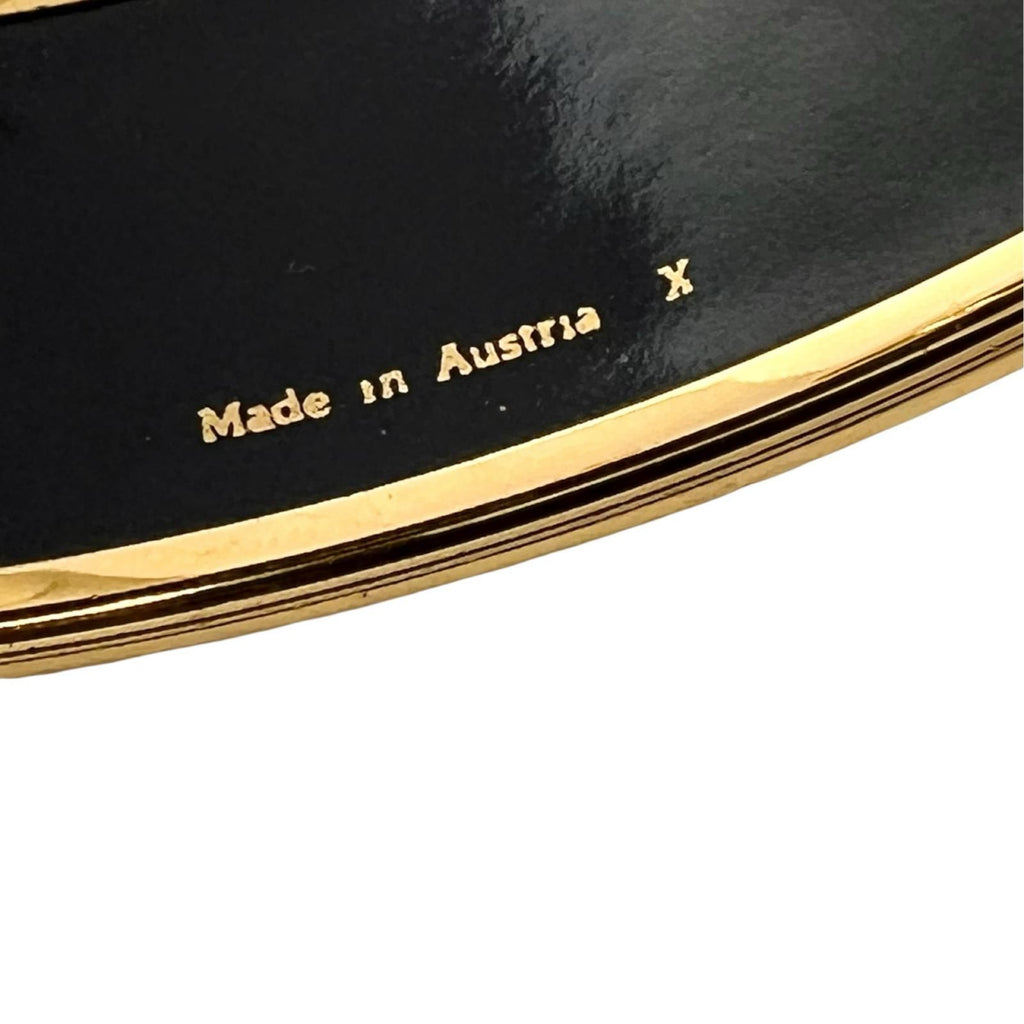 Hermes Enamel GM Bangle Green Bracelet — view 6