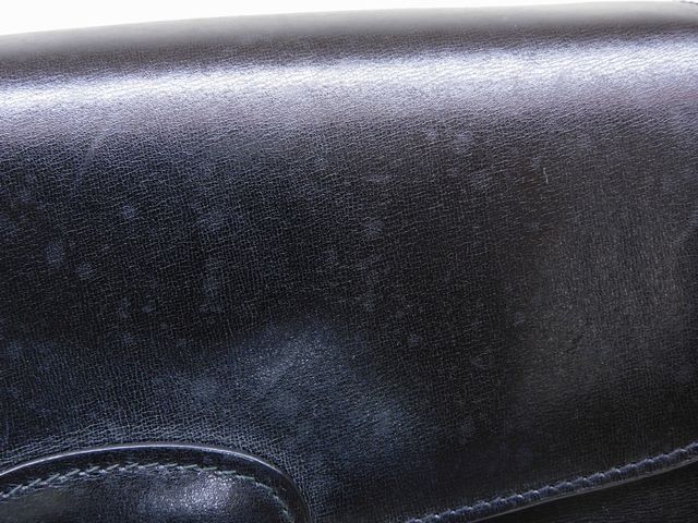 Celine Vintage Bag Shoulder Leather Black Carriage — view 8