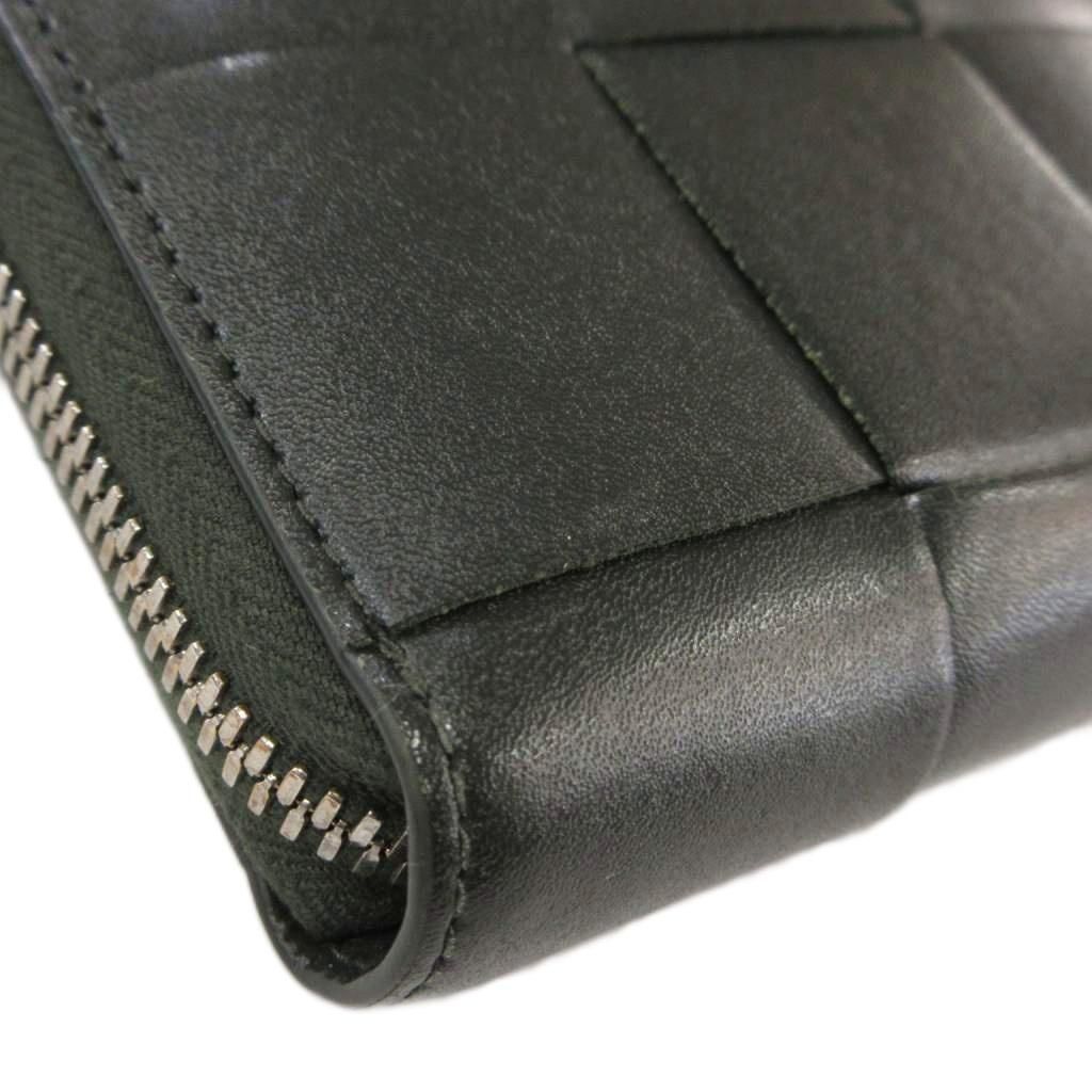 Bottega Veneta Cassette Zip Around Wallet Dark Green — view 7
