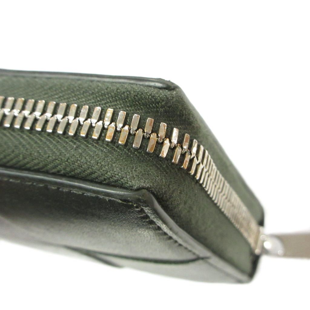 Bottega Veneta Cassette Zip Around Wallet Dark Green — view 6